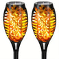12LED Solar Flame Light Outdoor,Waterproof 12LEDs Torches Landscape Lamp for Outdoor Courtyard Garden Yard,Halloween Decorations