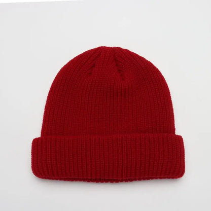 Winter Warm Beanies Casual Short Thread Hip Hop Hat Adult Men Female Knitted Skull Cap Elastic Unisex