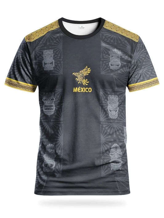 2026 Men Mexico Team Special Edition Jersey Training Jersey Pre-game Warm-up Shirt Short-sleeved Football Jersey Fans T-shirt