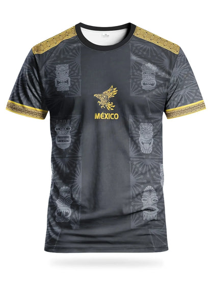 2026 Men Mexico Team Special Edition Jersey Training Jersey Pre-game Warm-up Shirt Short-sleeved Football Jersey Fans T-shirt