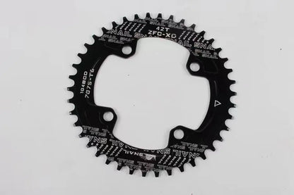 MEROCA Bicycle Crank Chainwheel 104BCD Bike Crankset Aluminum Alloy with Bottom Square Hole 170mm Crank 32/34/36/38/40/42T Plate