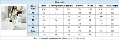 Women Autumn Winter Solid Two-piece Sets Fashion O Neck Double Pocket Buttons Tops Casual Straight Pants New Female Suits