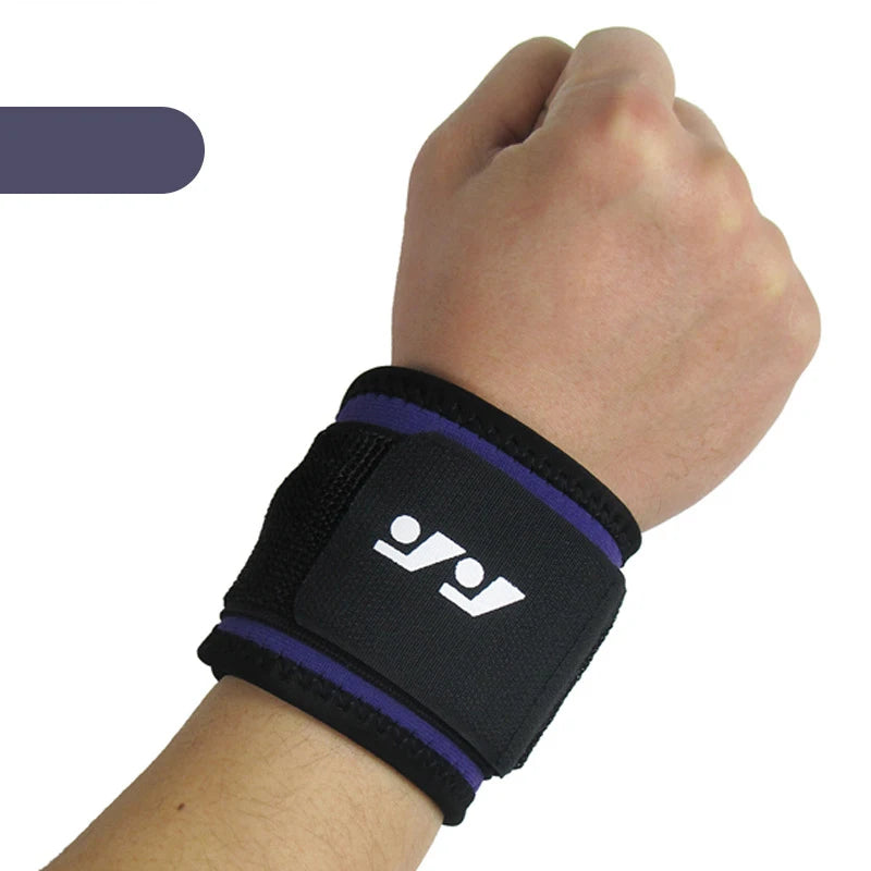 1 Pc Wristband Wrapping Compression Sports Wrist Thin Style Elastic Adjustable Wrist Guard Support Basketball Run Sweatband Gym