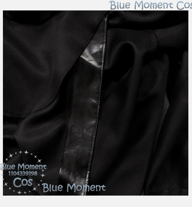 The Ghost Face Game Dead by Daylight Cosplay Disfraz mujer Black Costume Gothic Man Suit Full Set Halloween Carnival Customized