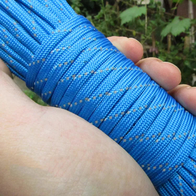 Reflective Paracord Rope, Military, 7 Strand, 4mm, 550 Tactical Parachute Cord, Camping Tent, Lanyard, DIY Bracelet Weaving Rope