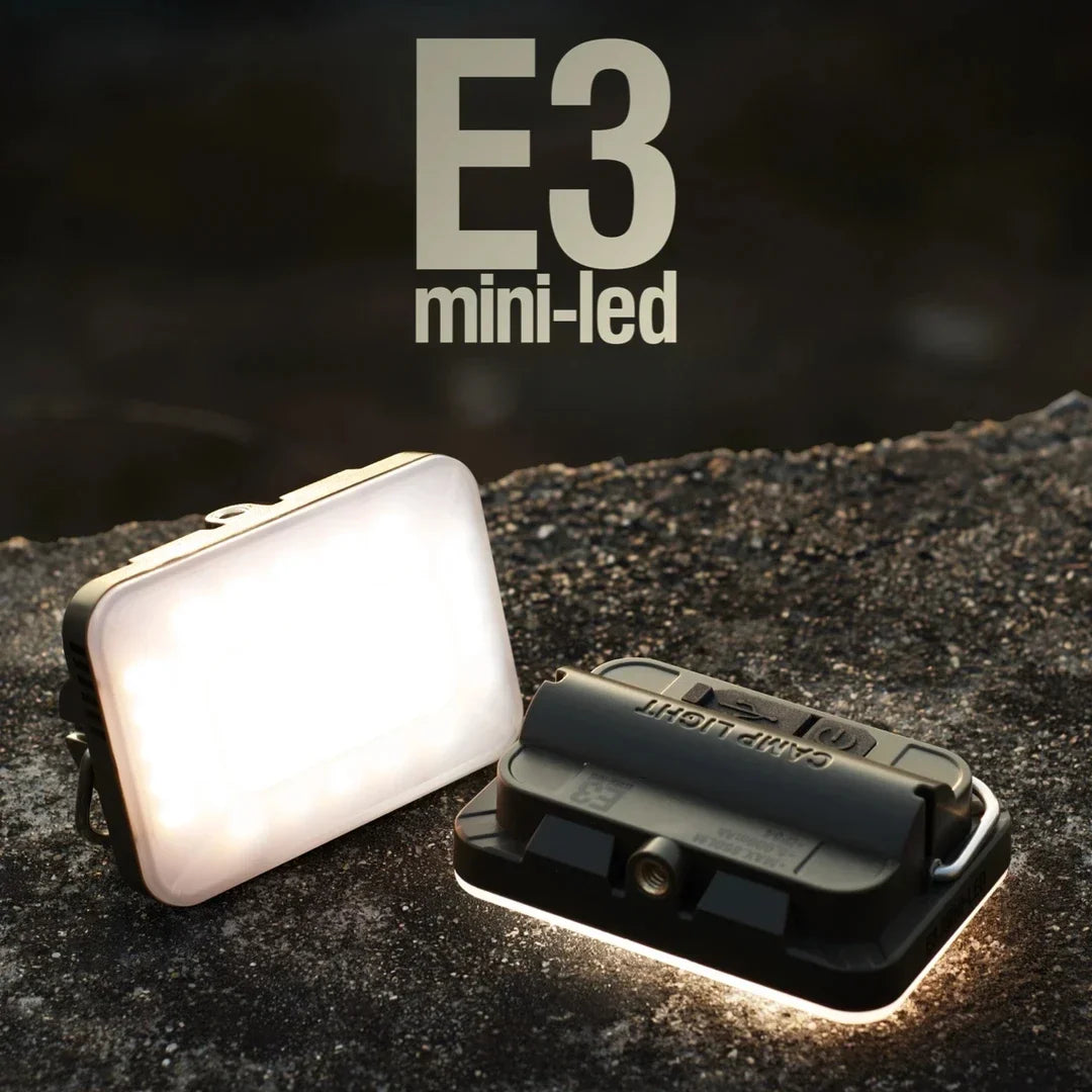 MINI E3 Camping Lights LED Outdoor 5000Mah Rechargeable Emergency Lighting Waterproof Portable Hanging Lamps For Camp Fishing