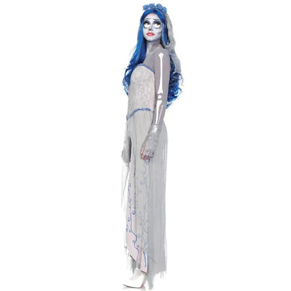 Dress for Female Devil Cosplay Party Devil Corpse Bride Costumes Halloween Women Scary Vampire Costume Clothes Witch Dresses \