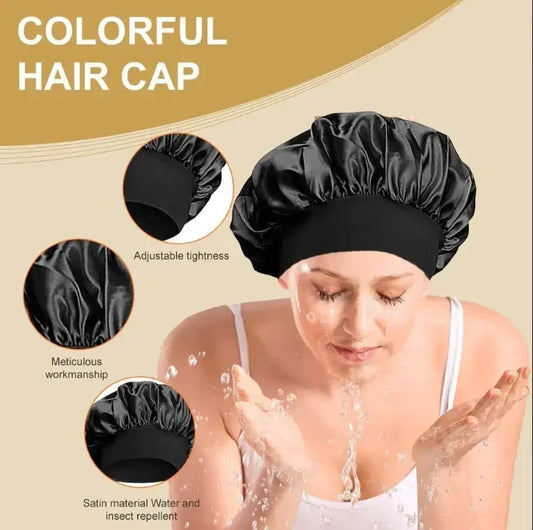 Hundreds of High Elasticity Hair Care Cap Moon Hat Wrapped Headscarf Beauty Cap Shower Cap Female Nursing Satin Sleeping Cap