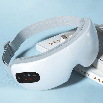 Smart  Electric Eye Massager Air Pressure Hot Compress Massage Glasses Foldable Bluetooth Music Eyes Massage USB Rechargeable