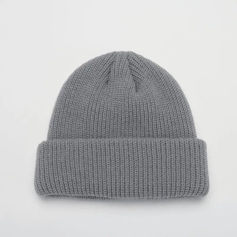 Winter Warm Beanies Casual Short Thread Hip Hop Hat Adult Men Female Knitted Skull Cap Elastic Unisex