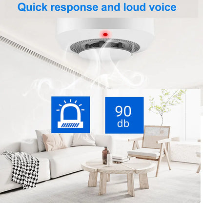 PGST Tuya Smart Wifi Smoke Sensor Smoke Detector Sensor Home Security For Security System Via Smart Life APPSmoke DetectorsGoWisse.com
