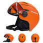 MOON Skiing Helmet With Goggles PC+EPS High-Quality Ski Helmet For Adult Outdoor Snowboard Skateboard Helmet Protective Ski Gear