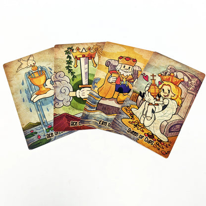 Hot Selling New 12x7cm Old School Tarot Cards A 78 Deck Oracle Leisure Entertainment Card Family Gathering Divination Board Game