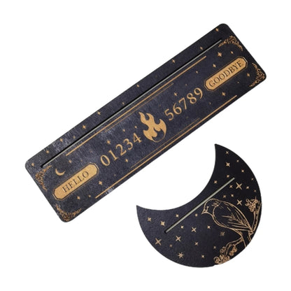 Wooden Tarot Card Stand Holder Moon Phases Altar Base Moon Shape And Rectangle Cards Holder For Witch Divination Tools