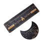 Wooden Tarot Card Stand Holder Moon Phases Altar Base Moon Shape And Rectangle Cards Holder For Witch Divination Tools