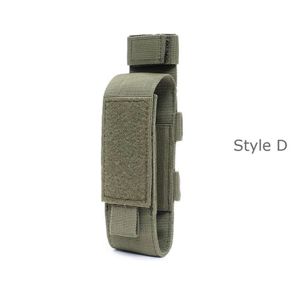 Tactical Outdoor Molle Scissor Bag Medical Shears Pouch Multifunctional Tourniquet Holder Storage Bag Case Flashlight Holster