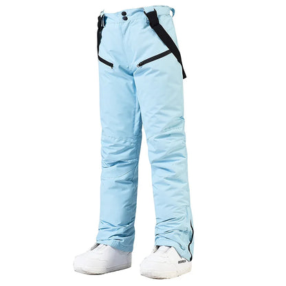 Women's and Men's Ski Pants Windproof Waterproof Snowboarding Pants Winter Outdoor Warm Snow Sports Pants Men Women Skiing