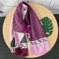 Foreign trade original single Italian autumn and winter new fashion brand printed light luxury shawl scarf