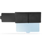 Polarized Sun Visor with Zipper Slider Car Sun Visor Extension with PC Lens and Side Sunshade for Safe Driving for Most Cars