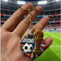 2026 FIFA World Cup Enamel Metal Keychain, UV Printed Soccer Key Ring, Football Fan Souvenir, Car Bag Pendant, Sports Gift
