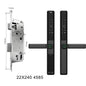 Waterproof Sliding Door Smart Lock Tuya WiFi Fingerprint Digital Code RFID Card Anti-Lock Aluminum Double-Side Electronic Lock