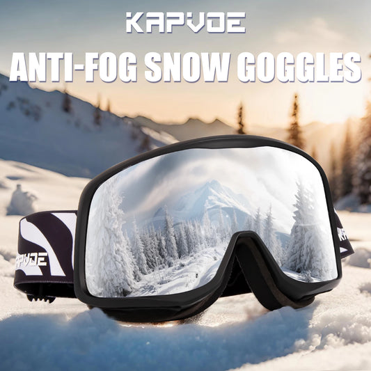 KAPVOE Sale OTG Photochromic Ski Snowboard Goggles Women Men Outdoor Sports Skiing Eyewear UV 400 Winter Snow Protection Glasses