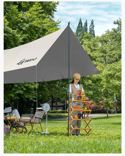 GIANXI Summer Ultralight Outing Camping Awning Gathering Picnic Rectangular Tent Portable Family Outdoor Beach Sunshade