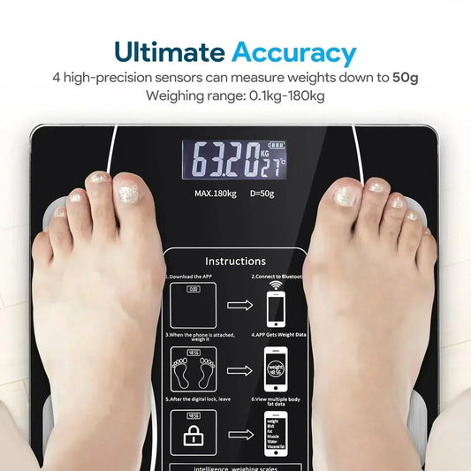 Electronic Scale Smart Bluetooth Weighing Human Charging Simple Weight Scale Weighing Household Fat Body Fat Measurement Scale