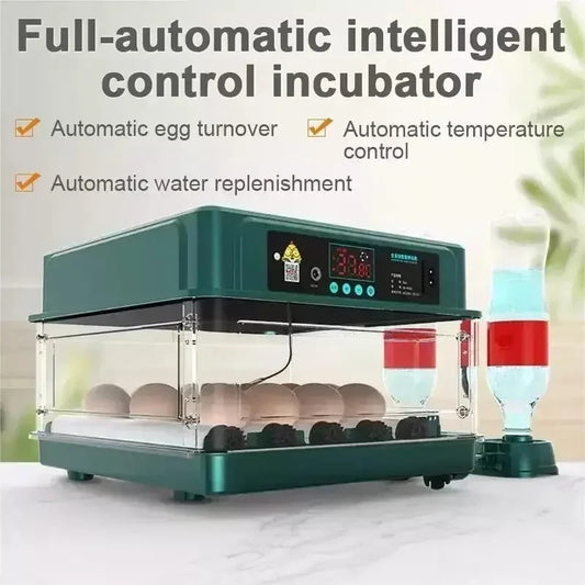 9 Eggs Automatic Incubator with Drawer Type Egg Hatcher Machine with Automatic Hydrating Egg Flipping and Temperature Contro