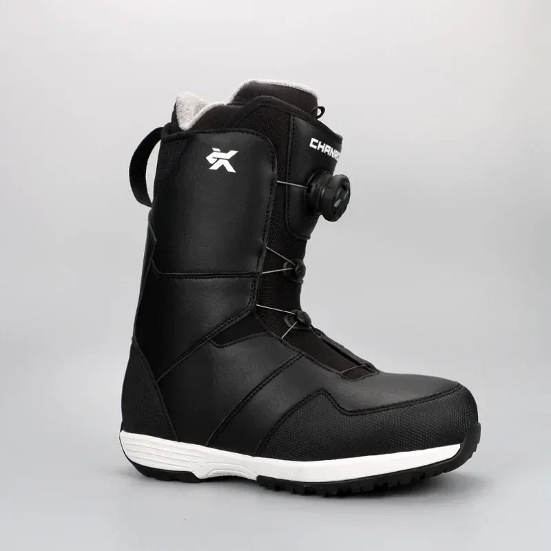 2025 Ski Snowboarding Shoes Man Snow Boots Warm Anti Boots Women Wire Buckle Models Fast Wear Skiing Shoes Men Winter Equipment