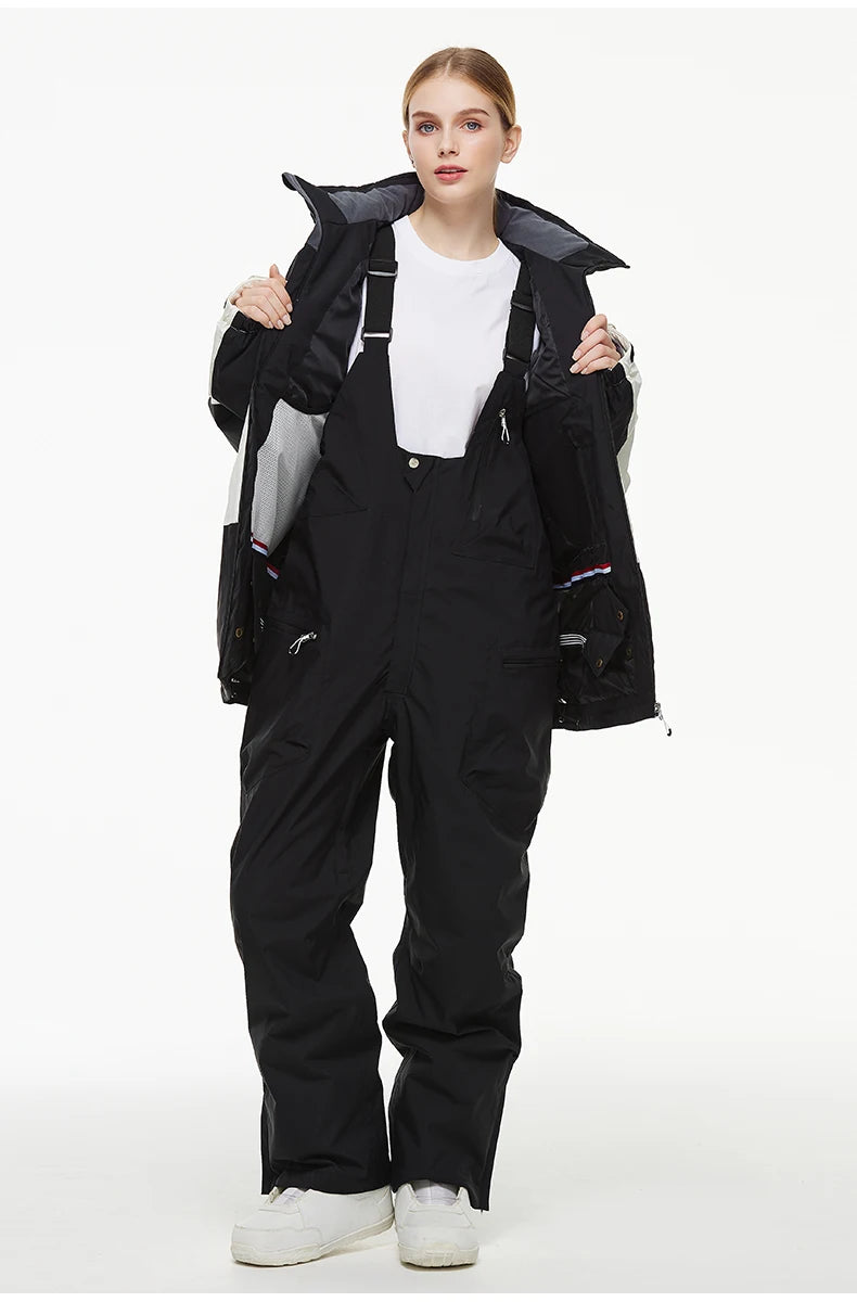 Men's and Women's Ski Pants Bibs, Bibbed Snowboard Pants, Bibs Snow Pants, Ski Suit, Snowboard Bib Trousers, 2025