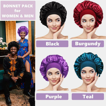 Hundreds of High Elasticity Hair Care Cap Moon Hat Wrapped Headscarf Beauty Cap Shower Cap Female Nursing Satin Sleeping Cap