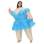custom Adult Sumo Ballet Clown Inflatable Costumes Purim Halloween Christmas Anime Cosplay Costume Scary Mascot Party Dress ZML