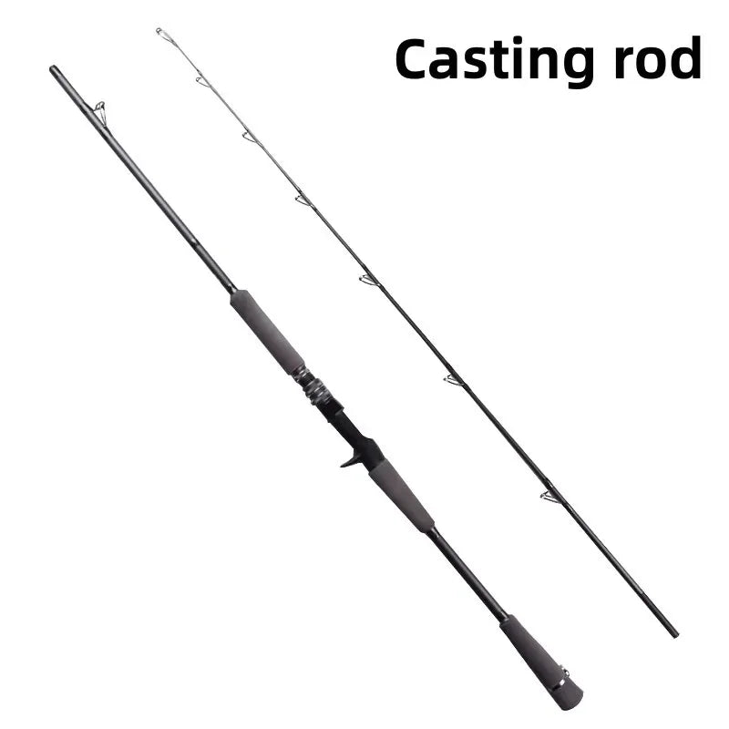 Mavllos RaptorII Carbon Tuna Fishing Jigging Rod, Lure 80-250g , Line 20-50LB Fast Saltwater Trout Fishing Spinning Casting Rod