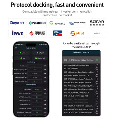 JIKONG Inverter BMS V19 200A 300A Active Balance 1A 2A LiFePo4 Li-Ion LTO Battery 8S 16S 24V 48V JKBMS V19 Home Energy Storage