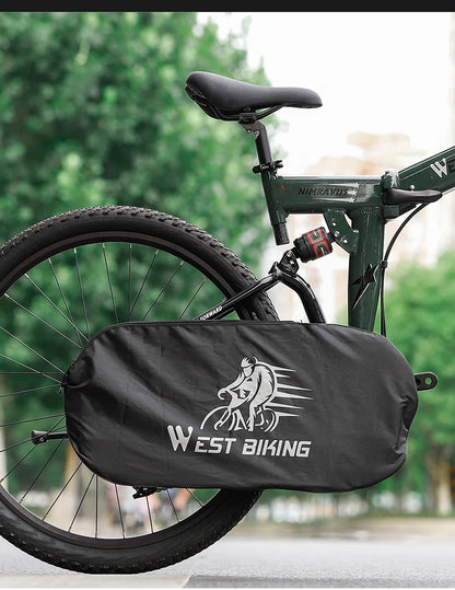 WEST BIKING Bicycle Chain Protector Cover Waterproof Dustproof MTB Road Bike Chainwheel Protection Cover Cycling Equipment