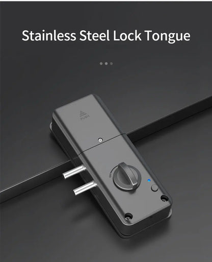 No Drilling Smart Tuya App Bluetooth Indoor Invisible Lock for Wooden Door Electronic 13.56 IC Card Lock Support Gateway to Wifi