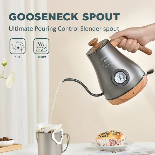 110V/220V stainless steel intelligent temperature control anti overheating kettle teapot