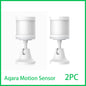 New Aqara Motion Sensor Smart Human Body Sensor Body Movement Wireless ZigBee Gateway Smart Home for Alexa Mijia Apple Homekit