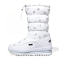 Winter thick women's snow boots Warm Plush Mid-calf Boots Non slip Waterproof  Platform Snow Boot Casual Female White shoes