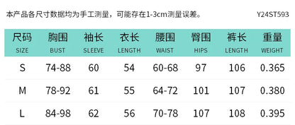 Basic Wide Leg Pants Leisure Suit Women 2025 Spring Solid Long Sleeve Top Casual Loose Trousers 2 Piece Set Hottie Streetwear