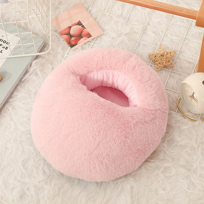 USB Electric Heater Foot Warmer Charging Power Fleece Cartoon Cat Warm Foot Cover Feet Heating Pads For Home Bedroom Sleeping