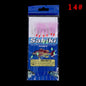6pcs/set noctilucence Mackerel Feathers Bass Cod Sea Fishing Tackle Boat Luminous Fishing Hook Treble Fishing Lures