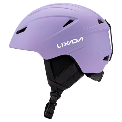 Ski Helmet Integrated Warm Snow Sports Helmet Adjustable Lightweight Comfortable Winter Snowboard Helmet with 14 Air Vent Holes