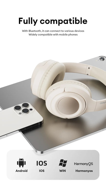 Original Lenovo TH54 Wireless Bluetooth 5.4 Earphones Long Battery Life Wearing Headphone HIFI Level Sound Quality Music Headset