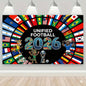 Soccer Cup 2026 Wall Tapestry, World Football Event Decor for Room, Sport Fan Party Backdrop, Graphic Print Hanging Blanket