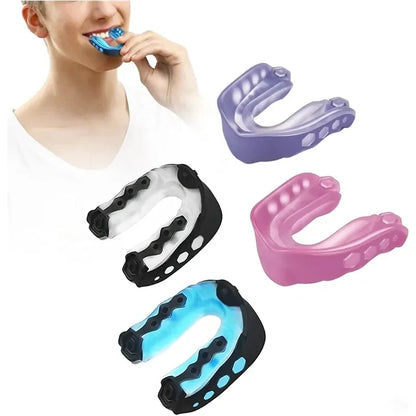 Sport Mouth Guard Kids Adults Mouthguard Boxing Karate Basketball Rugby Tooth Brace Teeth Straightener Anti-molar Braces