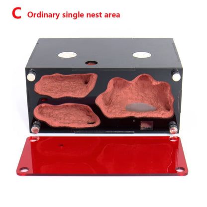 Acrylic Ant Farm Temperature Control Concrete Ant Nest Infinite Expansion Insect House Colony Drinker Anthill Kit Accessories