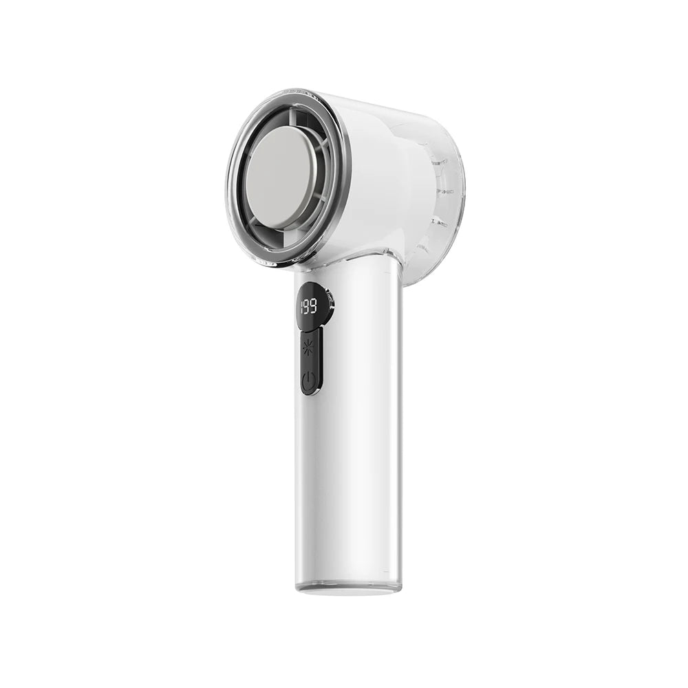 3600mAh Handheld Turbo Fan Portable Air Cooling Fan 199 Wind Speeds Adjustable Outdoor Personal Student Handheld Ice Fan