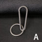 1PCS Multifunctional Titanium Alloy Metal Keychain Quick Release Carabiner Buckle Bottle Opener Car Accessories Waist Keyring
